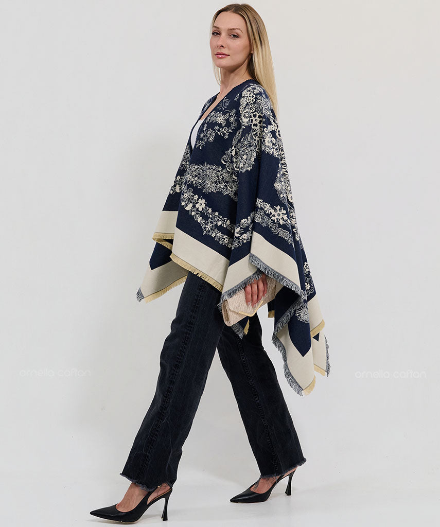 Reversible Cozy Cape - Ornella Caftan™