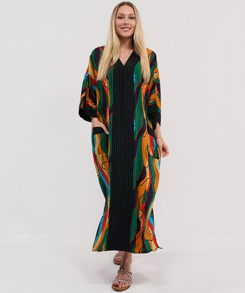 Elegant Pocket Caftan - Ornella Caftan™