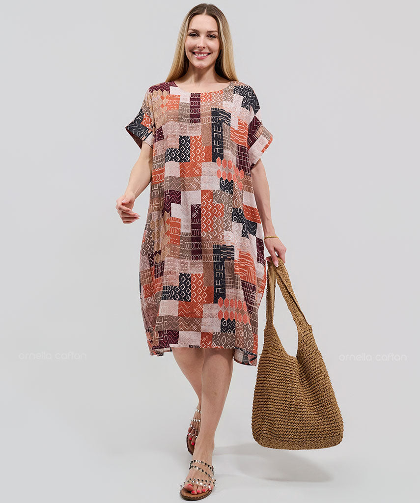 Casual, Short Pocket Dress – Ornella Caftan™
