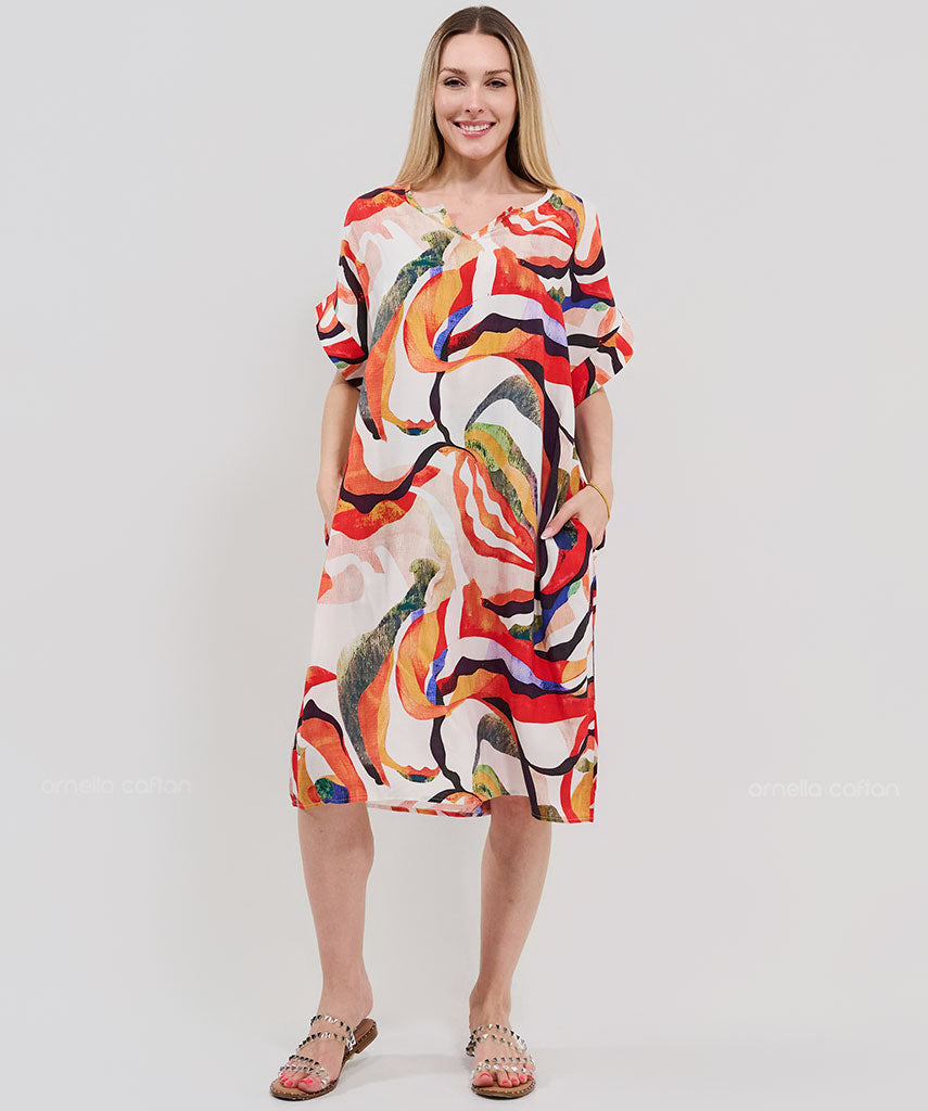 Casual, Short Pocket Dress – Ornella Caftan™