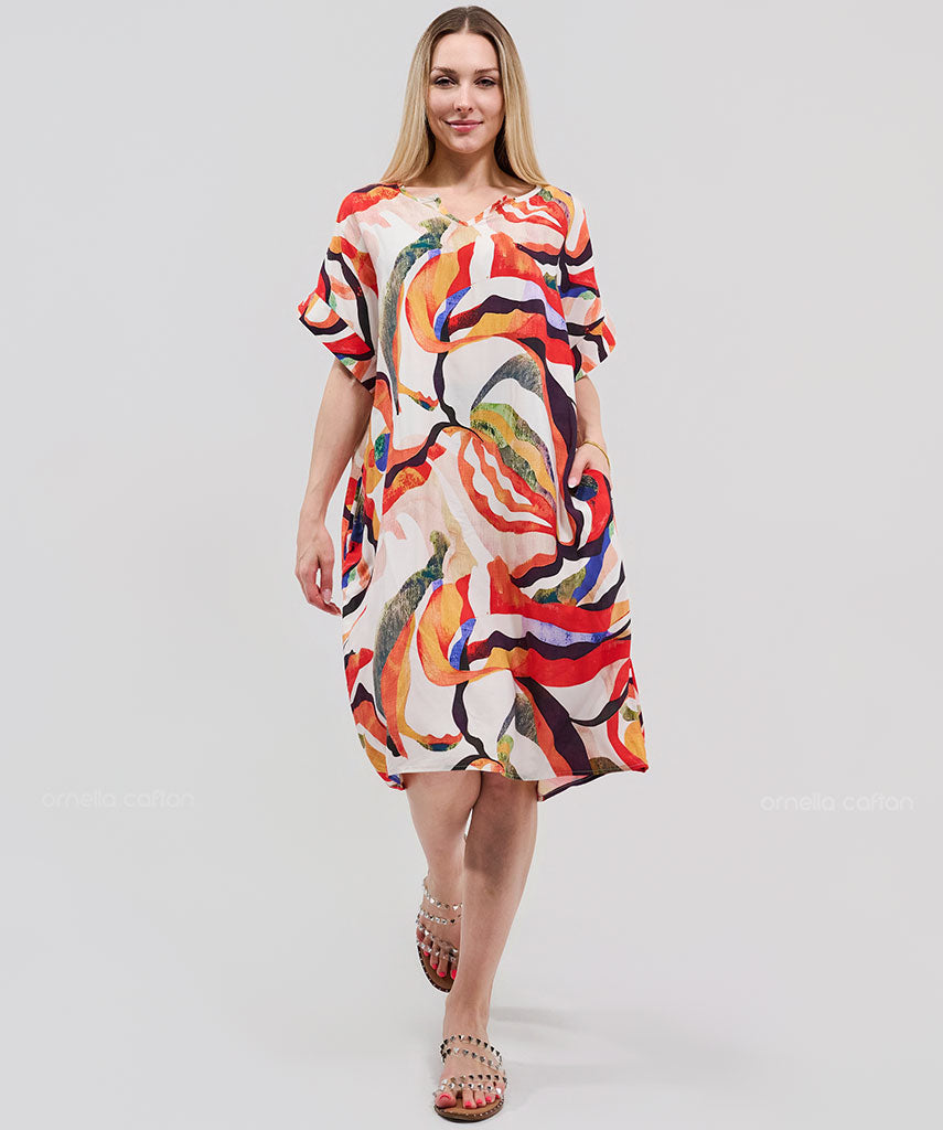 Casual, Short Pocket Dress – Ornella Caftan™
