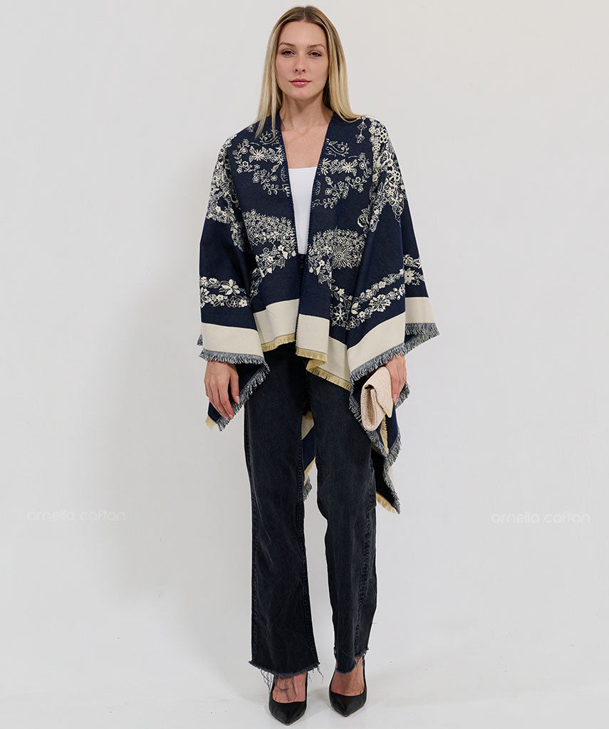 Reversible Cozy Cape - Ornella Caftan™