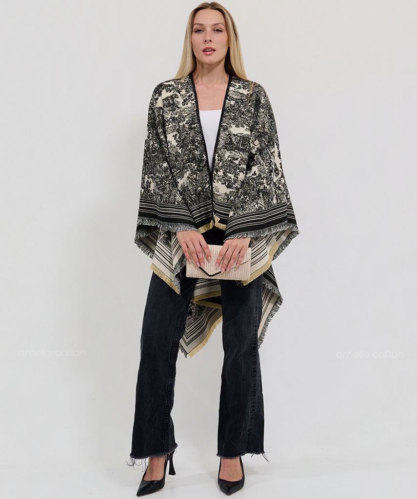 Reversible Cozy Cape - Ornella Caftan™
