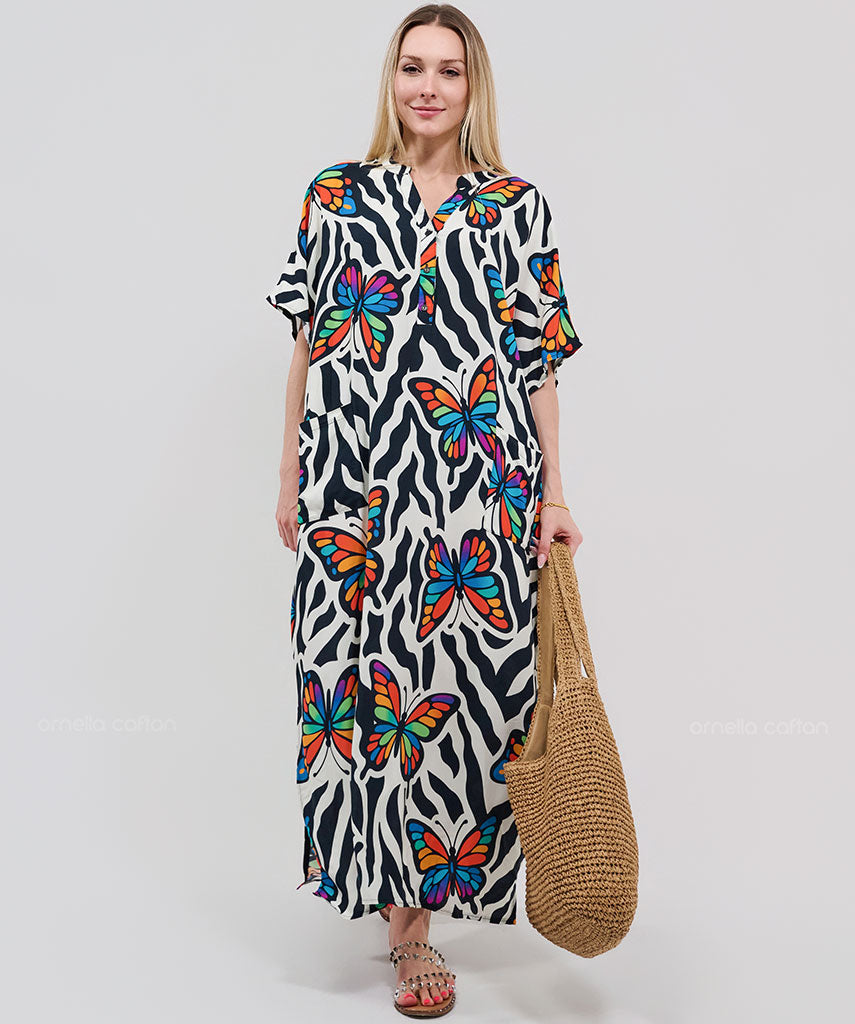Elegant Pocket Caftan - Ornella Caftan™
