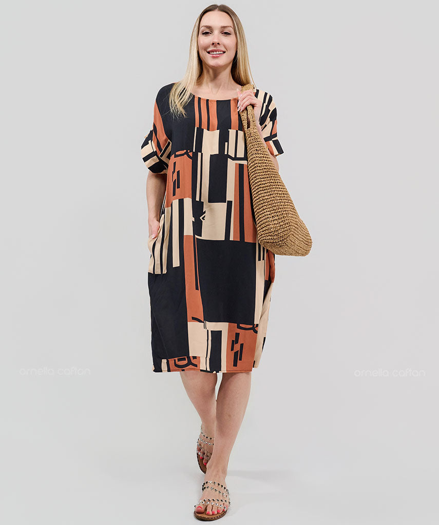 Casual, Short Pocket Dress – Ornella Caftan™