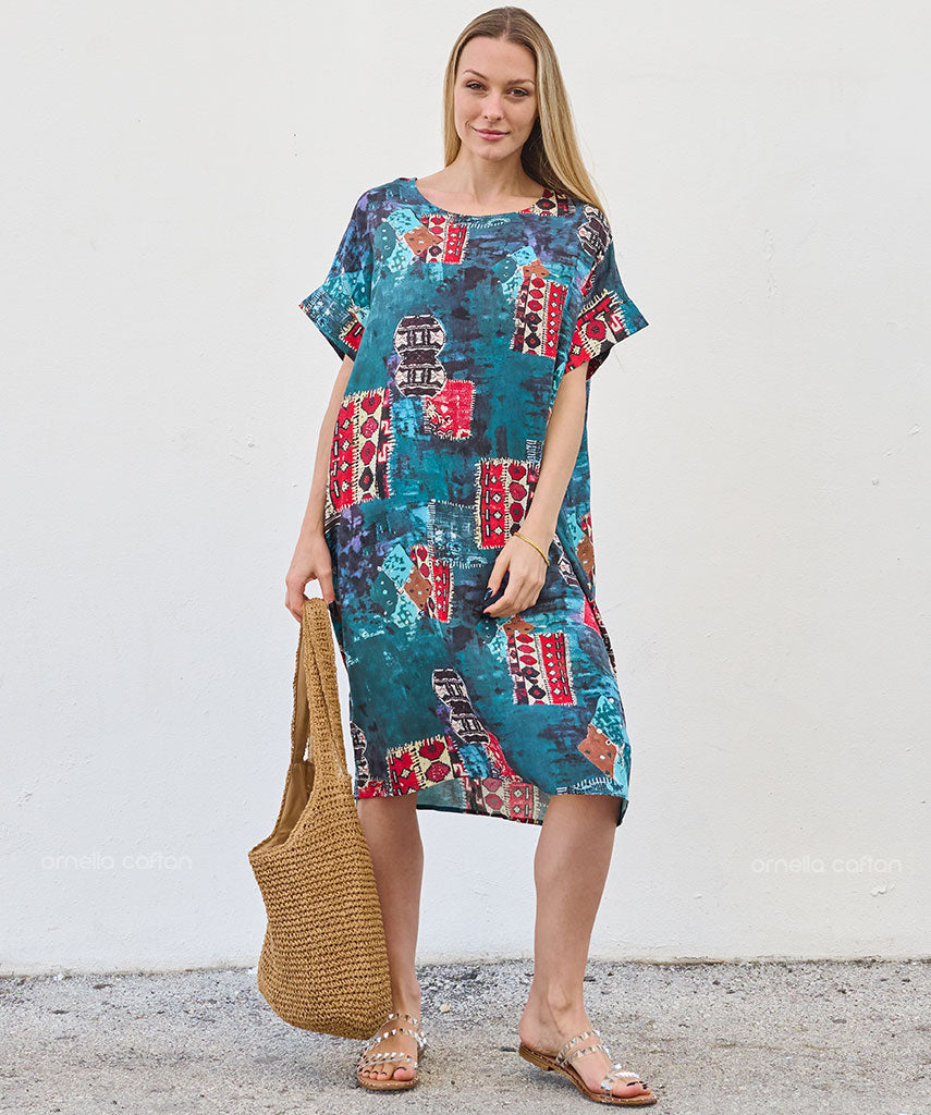 Casual, Short Pocket Dress – Ornella Caftan™
