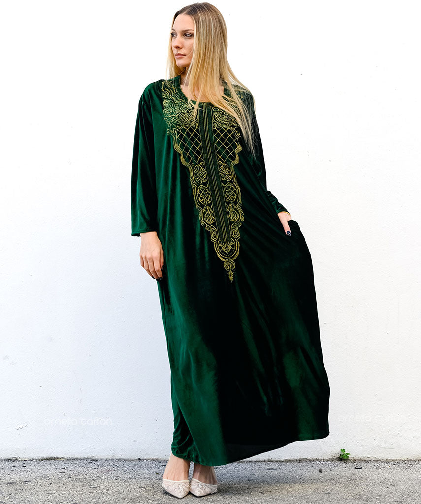 Warm, Cozy Velvet Caftan - Ornella Caftan™