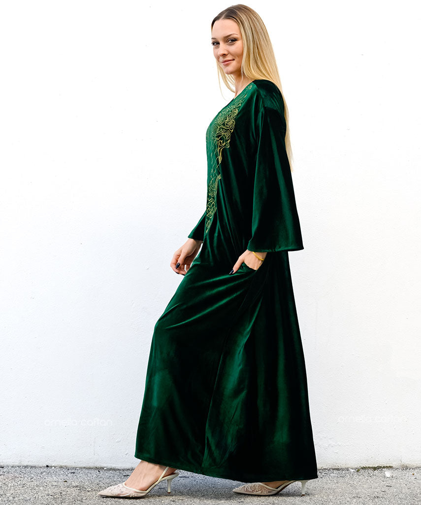 Warm, Cozy Velvet Caftan - Ornella Caftan™