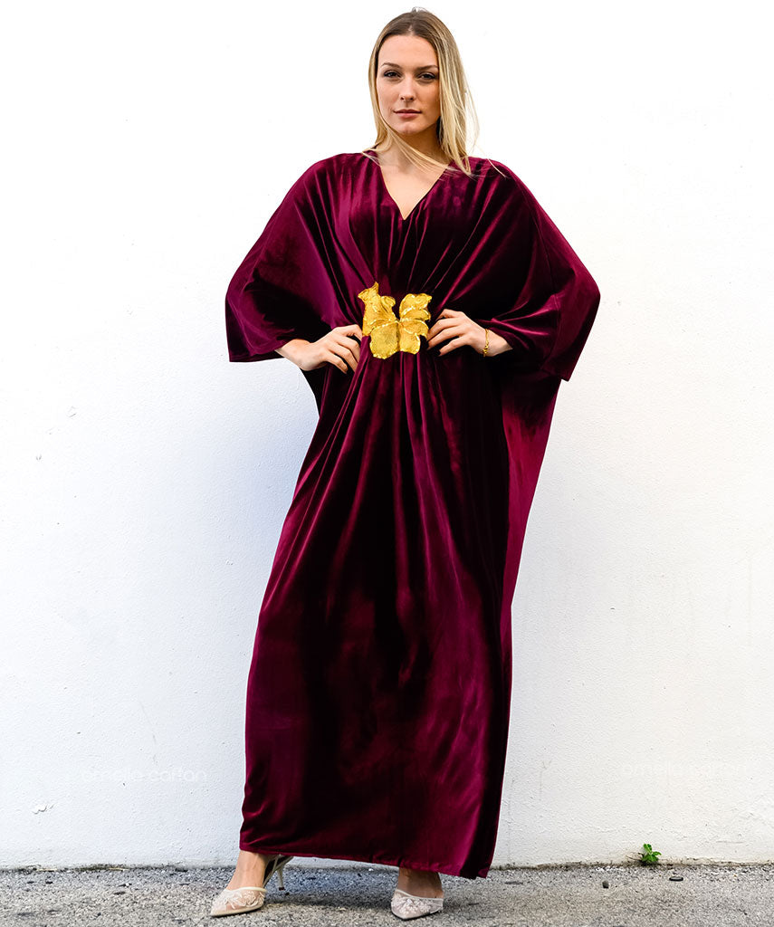 Warm, Cozy Velvet Caftan - Ornella Caftan™