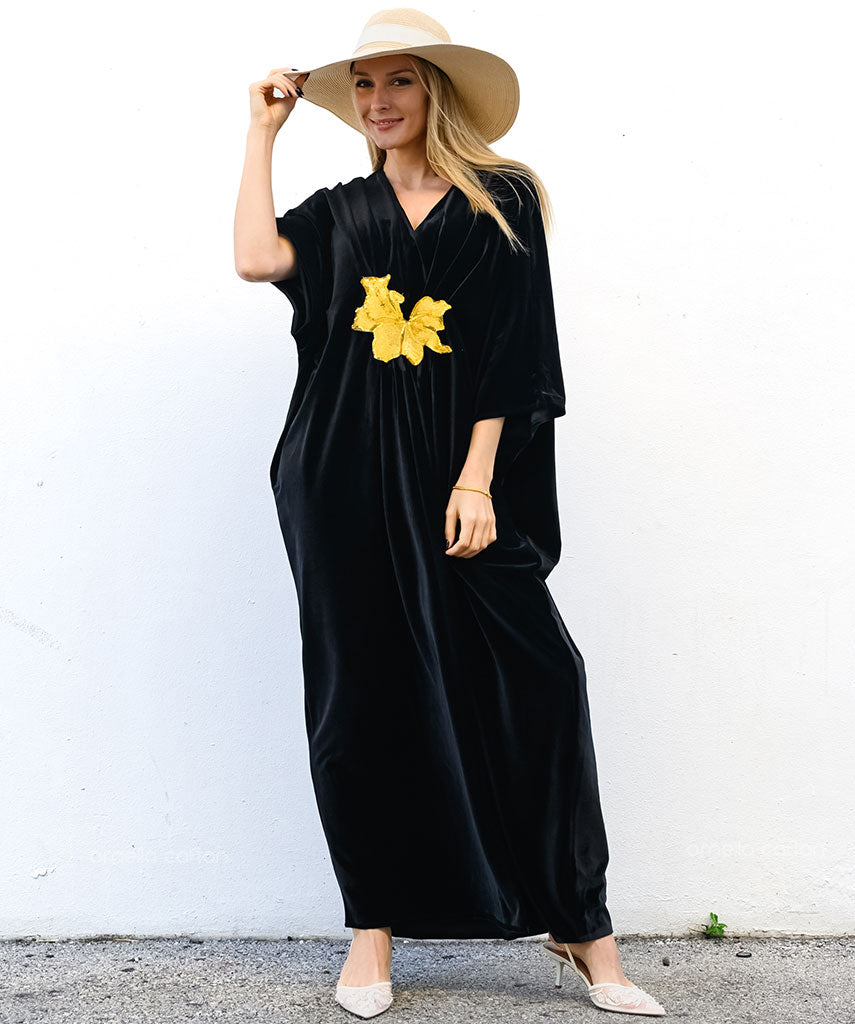 Warm, Cozy Velvet Caftan - Ornella Caftan™